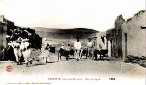 Taghit - Rue Principale - 1906